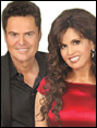Show poster for Donny & Marie – A Broadway Christmas