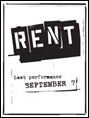 Show poster for Rent (Broadway)