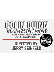 Show poster for Colin Quinn The New York Story