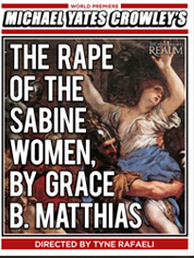 Show poster for The Rape of the Sabine Women, by Grace B. Matthias